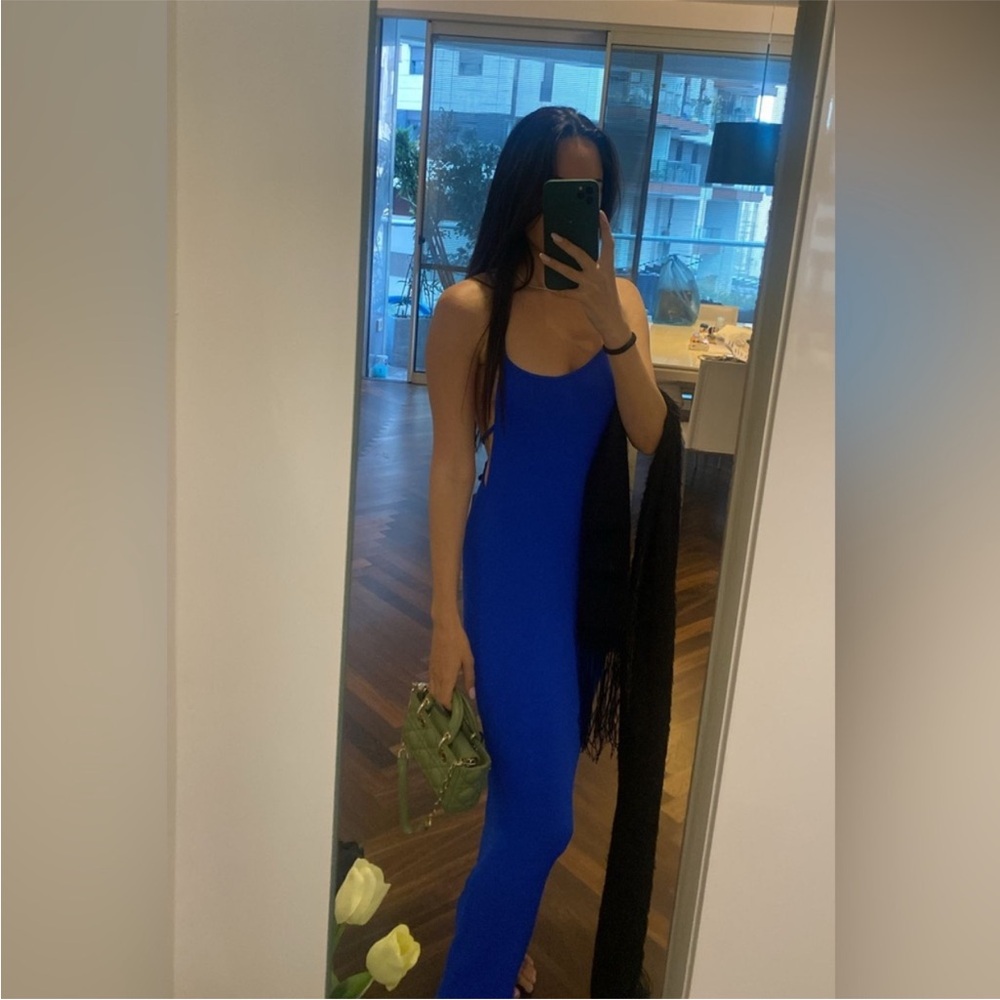 Auteur blue gown maxi dress size Xs